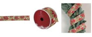 Northlight and Poinsettia Christmas Wired Craft Ribbon Yards
